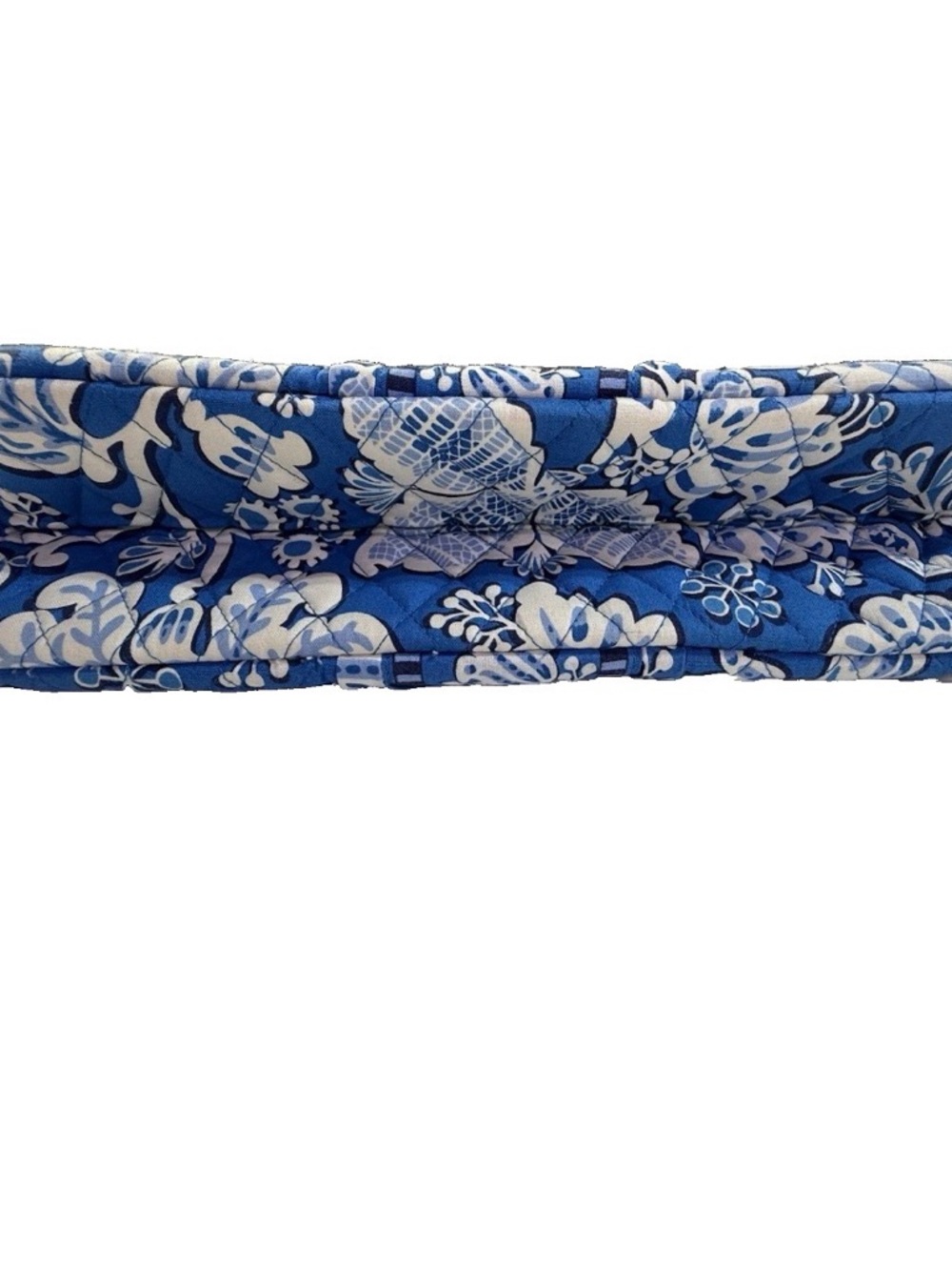Vera Bradley Eloise Kiss Lock Shoulder Bag Blue Lagoon 13.5”Wx10.0”Hx6.0”D - Picture 8 of 13